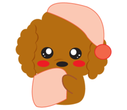 Love Toy poodle sticker #11443505