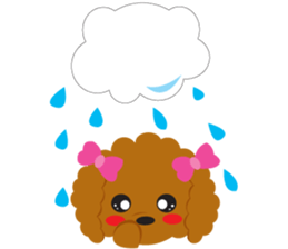 Love Toy poodle sticker #11443510