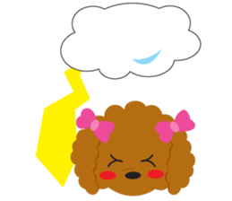 Love Toy poodle sticker #11443511