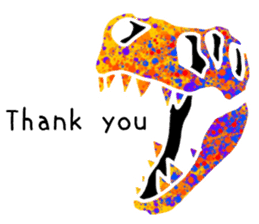 Bone of a dinosaur 3 sticker #11444152