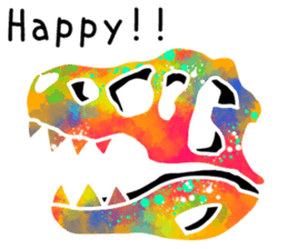 Bone of a dinosaur 3 sticker #11444186