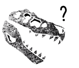 Bone of a dinosaur 3 sticker #11444190