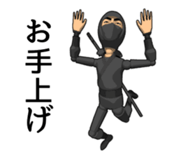 Ninja doll sticker #11444289