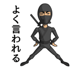 Ninja doll sticker #11444301