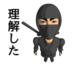 Ninja doll sticker #11444307
