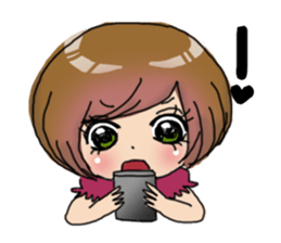 Not just cute sticker #11444600