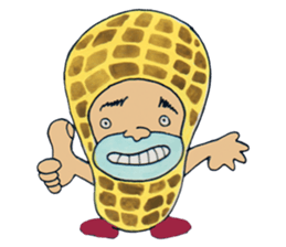 Feelings of peanut sticker #11444672