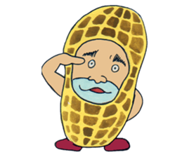 Feelings of peanut sticker #11444675