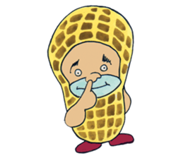 Feelings of peanut sticker #11444677