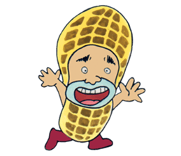 Feelings of peanut sticker #11444679