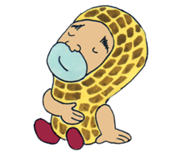 Feelings of peanut sticker #11444680