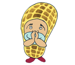 Feelings of peanut sticker #11444681