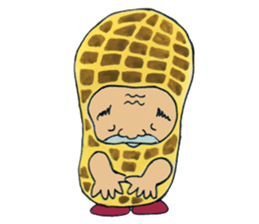 Feelings of peanut sticker #11444683