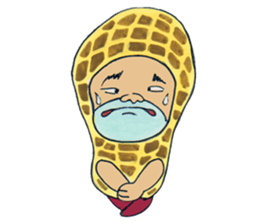 Feelings of peanut sticker #11444685