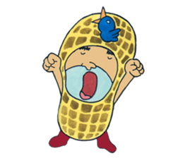 Feelings of peanut sticker #11444694