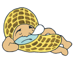 Feelings of peanut sticker #11444695