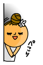 Hula girl"KABEMI"Sticker sticker #11445204