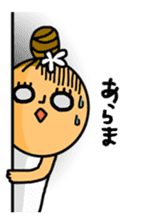 Hula girl"KABEMI"Sticker sticker #11445223