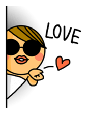 Hula girl"KABEMI"Sticker sticker #11445230