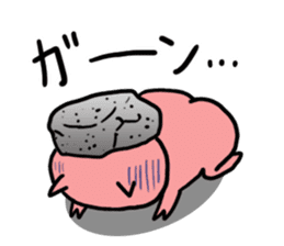 the cute pig sticker sticker #11445301