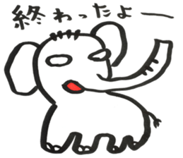 eye rolling animal sticker #11446295