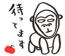 eye rolling animal sticker #11446298