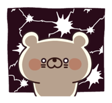 answer & reaction bear sticker #11446924