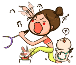 Sunny & The Gang (Badminton Collection!) sticker #11447160