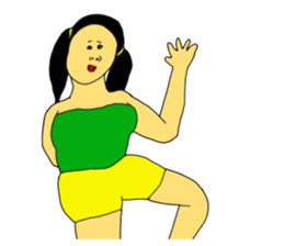 Girls of summer sticker #11447251