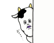 Very funny rabbit sticker #11447506