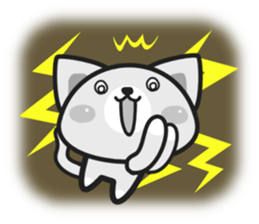 Yellow Bear cat sticker #11447944