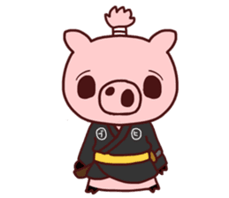 samurai alone MR.Boo sticker #11448207