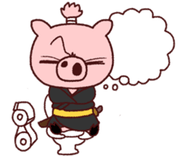 samurai alone MR.Boo sticker #11448223