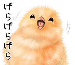 mohu mohu hiyoko sticker #11448584