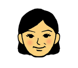 The family's portrait sticker #11448785