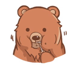 Such a Grizzly Bear sticker #11449040