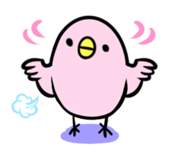 Reply of Pink Bird sticker #11449424