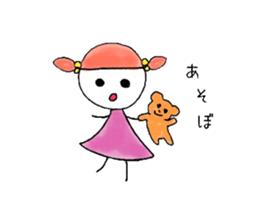 Lil girl sticker #11449794