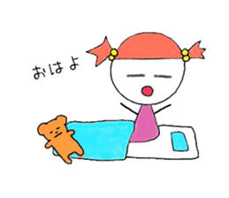 Lil girl sticker #11449819