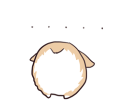 Easygoing Corgi sticker #11449882