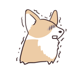 Easygoing Corgi sticker #11449884