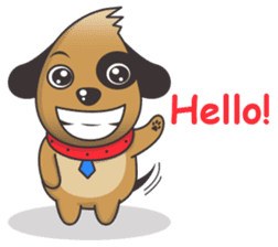 Choco the Pirate-eyed Dog sticker #11450112