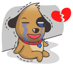 Choco the Pirate-eyed Dog sticker #11450128