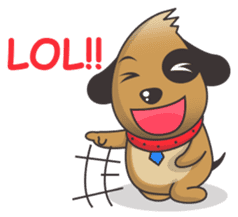 Choco the Pirate-eyed Dog sticker #11450129