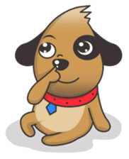Choco the Pirate-eyed Dog sticker #11450139