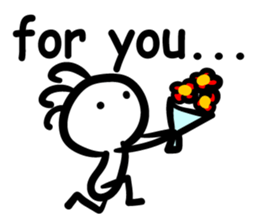 Cave painting of Native American 6 sticker #11450595