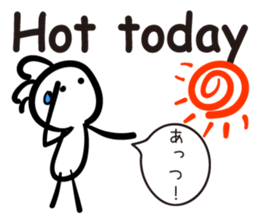 Cave painting of Native American 6 sticker #11450615