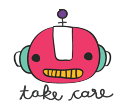 Doodle Robots sticker #11451037