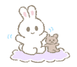 The soft bunny 2 sticker #11451396