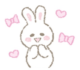 The soft bunny 2 sticker #11451401